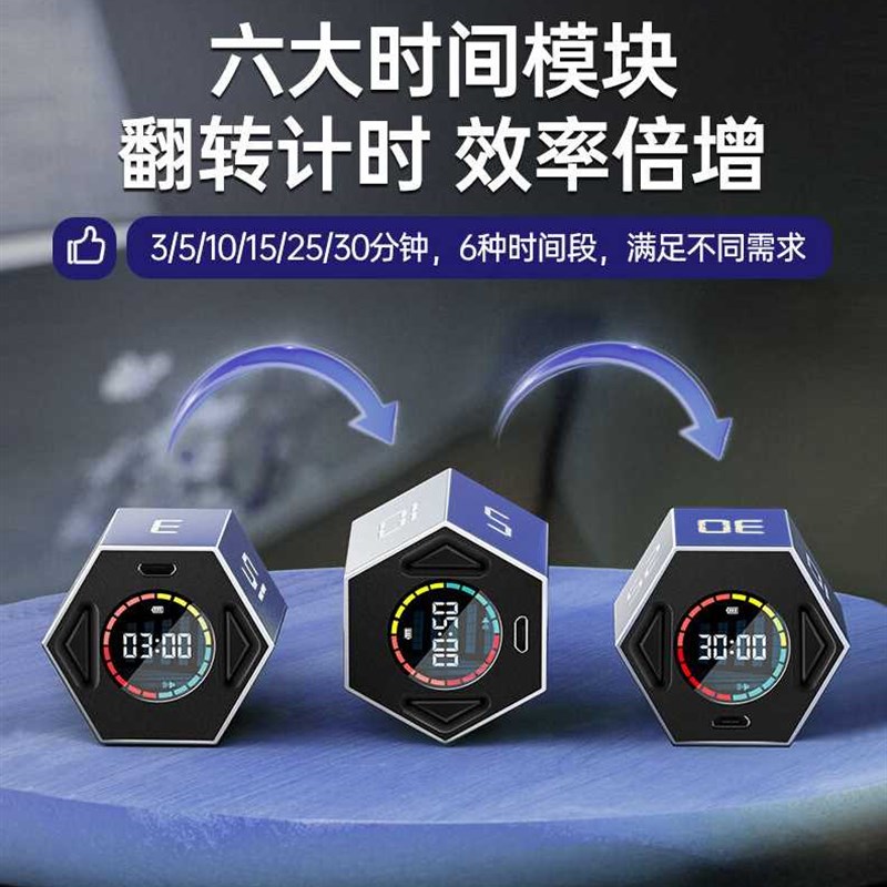 绿巨能(llano)计时器时间管理器学生作业办公会议定时学习翻转