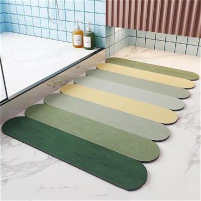 Simple Soft Bathroom Rug Super Absorbent Bathroom Door Mats