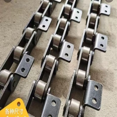 重型弯板单耳朵链条工业大节据传动链条提升机链条斗式提升机链条
