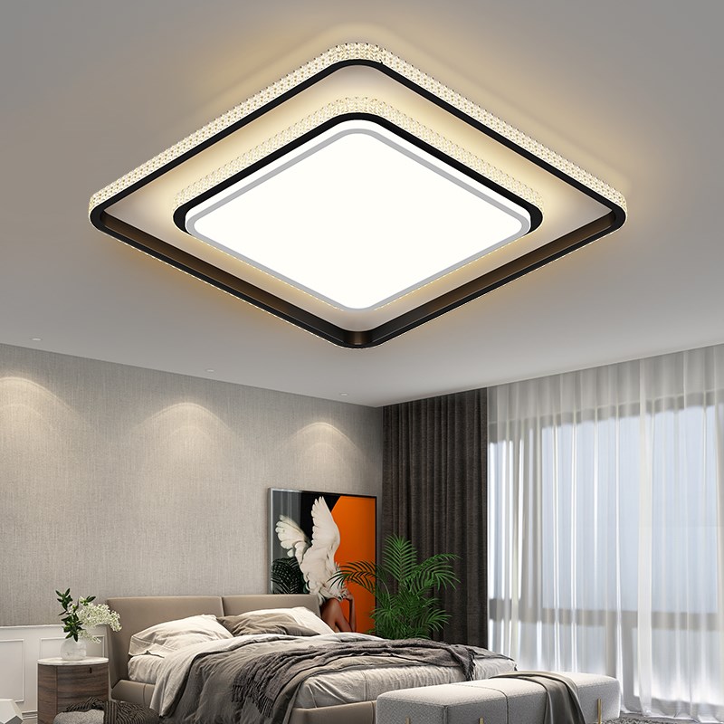 新款轻奢客厅灯现代简约lewd吸顶灯新款吊灯家用卧室大厅灯具套餐