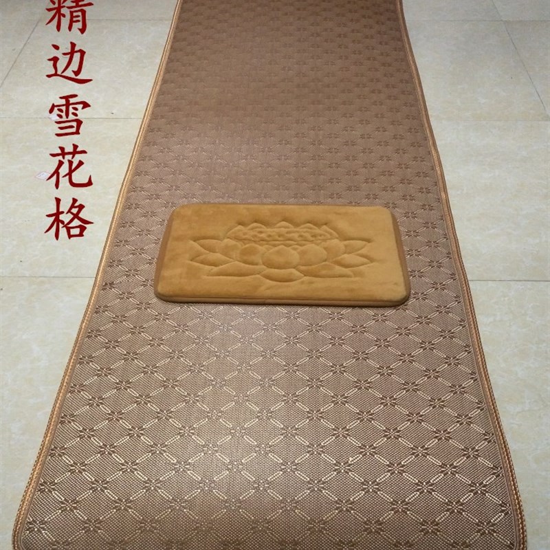 四季款超顺滑加j厚大拜垫长头垫磕大头垫拜佛冥想夏季小拜忏修藤