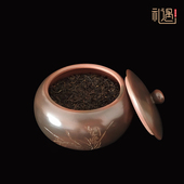 广西钦州坭兴陶茶叶罐中式 大号紫陶六堡茶陶瓷密封储茶存茶醒茶罐