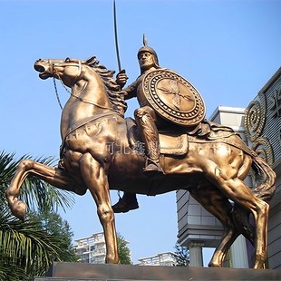 铸铜雕塑定制人物头像动物古代现代孔子李白杜甫名医铜鼎铜缸校园