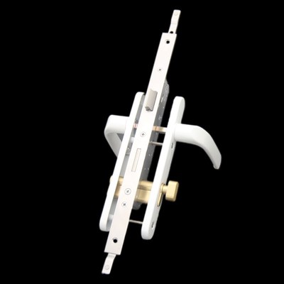 室内门锁断桥铝门锁家用锁通用型整套8592把手多点带钥匙纯铜锁芯