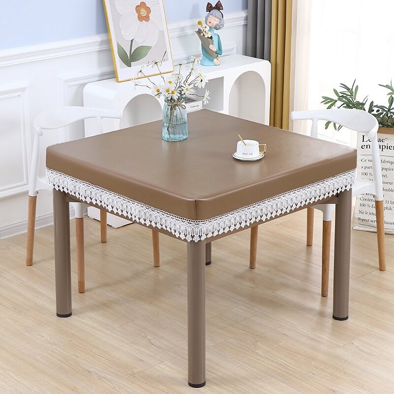 免洗皮桌布套防水l罩烤火皮罩电炉皮罩皮桌自动麻将桌桌布皮套罩