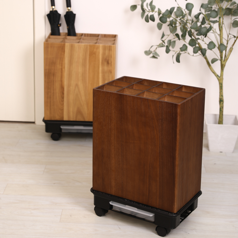 商用雨伞架子f轻奢实木大容量酒店收纳伞桶家用门口挂伞筒定制LOG