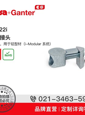 GN 22i 通用接头 压铸锌用于铝型材(i-Modular 系统)镀锌接头