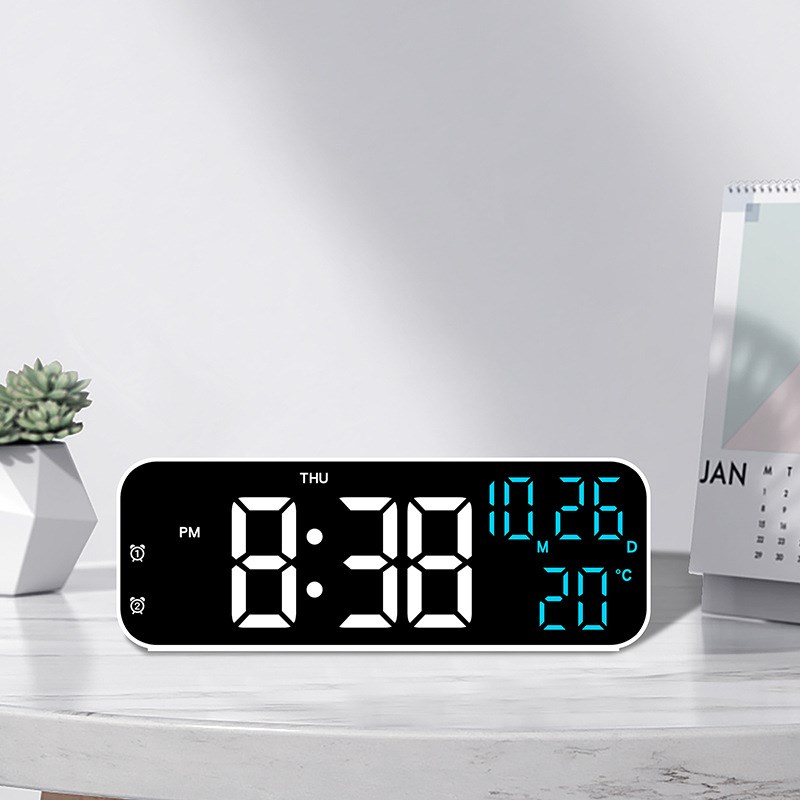 Electronic clock minimalist alarm clocVk 电子钟简约闹钟