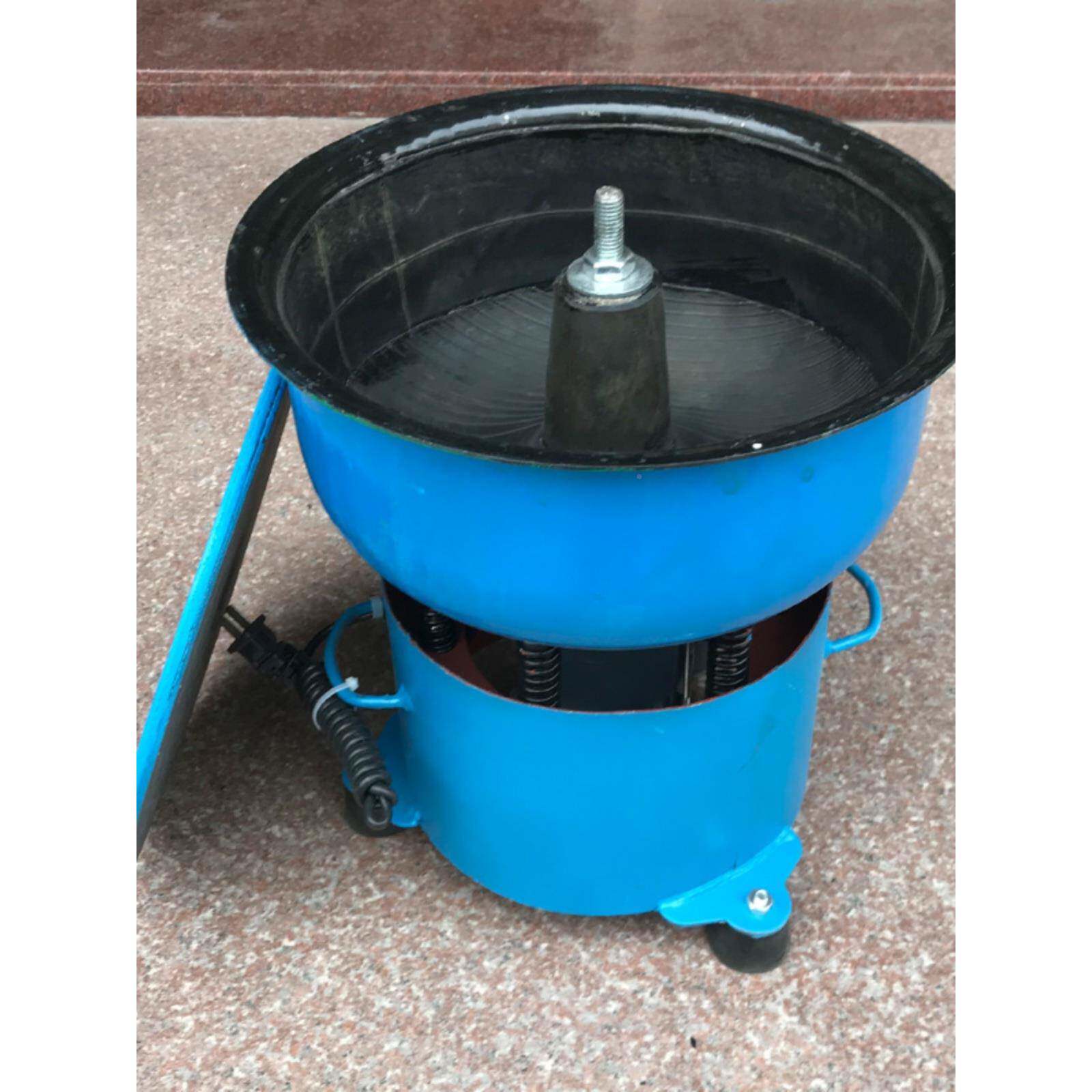 玉震振动抛光机去玛瑙翡翠铜币去锈五lkk金毛刺石动研磨机震桶小