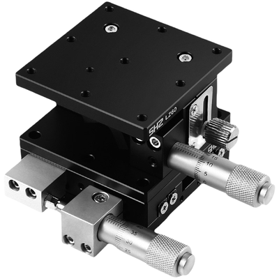 XY轴手动位移台EJB01/E-EIC31 XYPG/XYCRS 25 40 60 80 100滑台