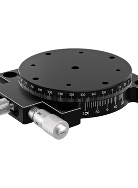 手动旋转位移平台RTRM40/60/80-R/L正反回转滑台RTRS40/60/80-R/L