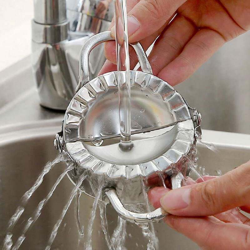 2PcsSet Dumpling Maker Stainless Steel Dough Cutter Eco Fri