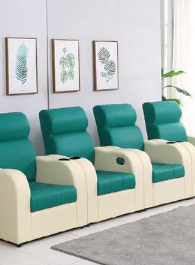 !门诊室排椅蓝色专用大厅候诊椅新品长椅椅子输液沙发吊针可躺电