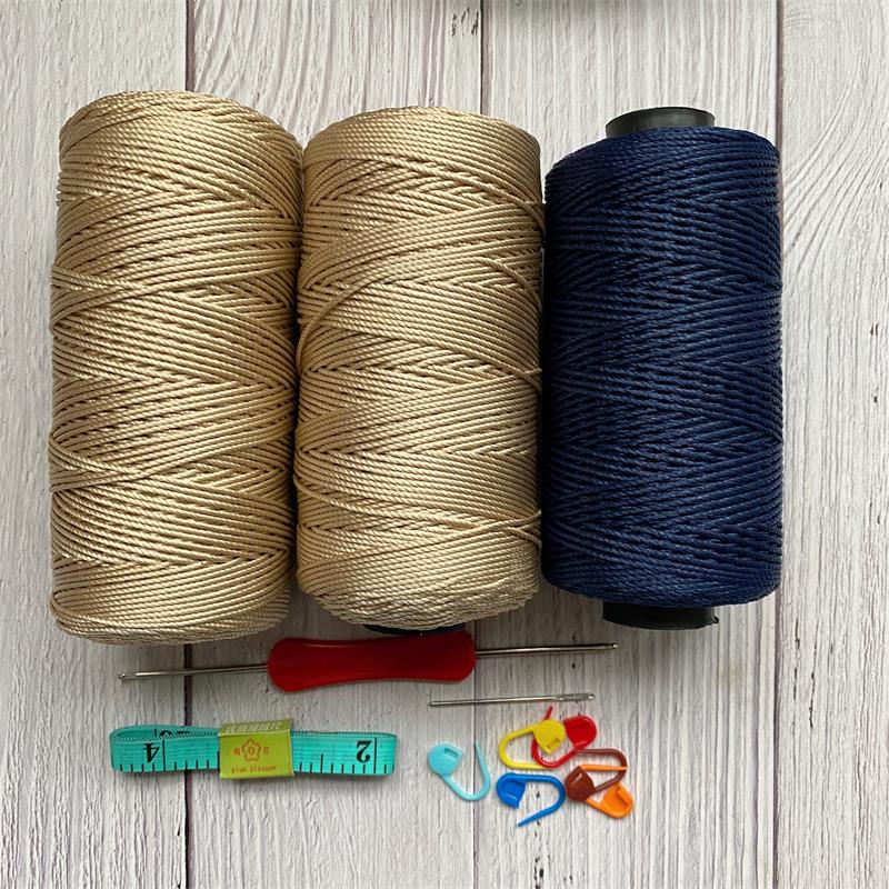 漏马尾夏凉帽DIY材料包不是成品芸手工纱带线含工具视频教程