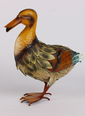 仿真鸭子真羽毛纯手工工艺礼品摆饰/饰品/摆件儿童早教影视道具