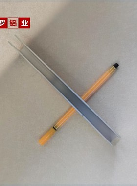 包边槽铝15402内宽11U型铝槽型材导轨卡槽玻璃固定铝合金凹