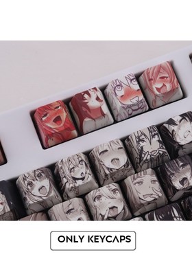 108key PBT Keycap Dye Sublimation OEM Profile Japanese Anime