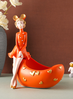 进门钥匙收纳摆件客厅家居酒柜电视柜入户玄关装饰品乔迁新居礼品