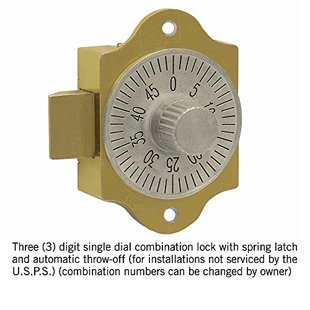 Salsbury Industries 3686 Replacement Combination Lock