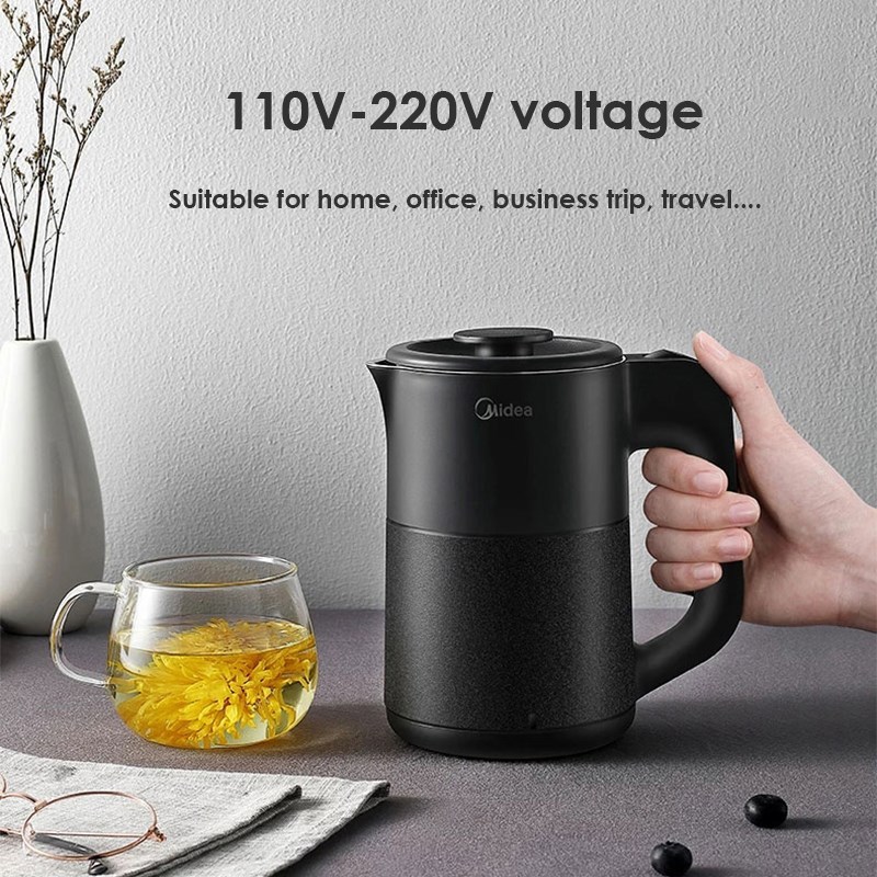 800W Fast Boiling Electric Kettle Stainless Steel 600ML Wate