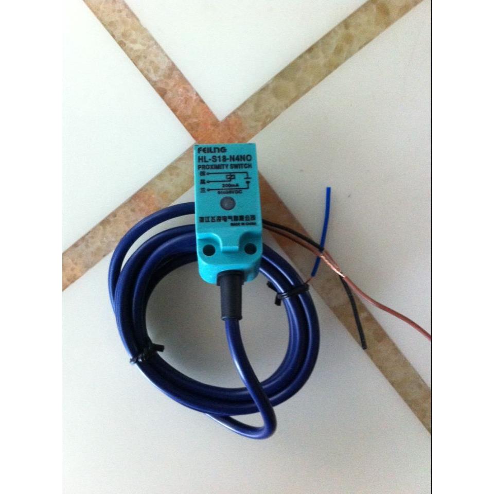 浙江飞凌电感式 接近开关 传感器 HL-S18-N4NO NPN常开