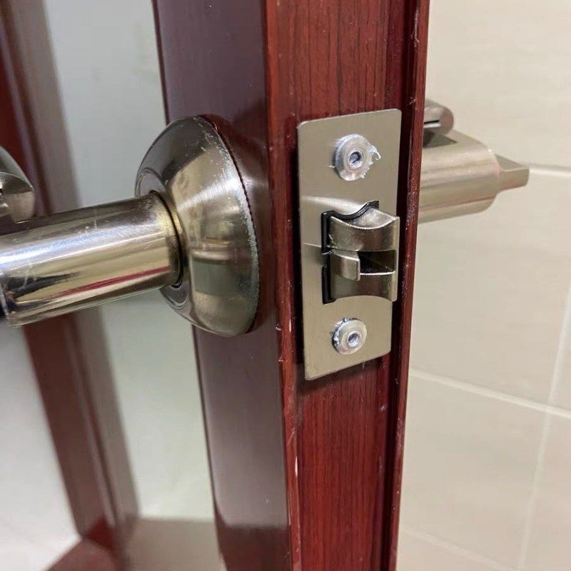 锁体无钥匙锁舌头门锁芯洗手间厕所执手房门锁单锁舌单舌通用型,基础建材,机械门锁,淘宝优惠券,粉丝福利购,淘宝优惠卷