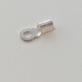 RNB5.5 OT圆形裸端头 3紫铜O型冷压端子线耳铜鼻子50个电线接头