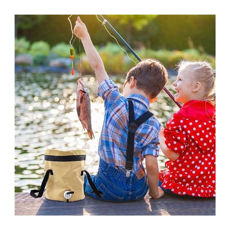 Outdoor Folding Bucket 10L Large Capacity Collapsible Water