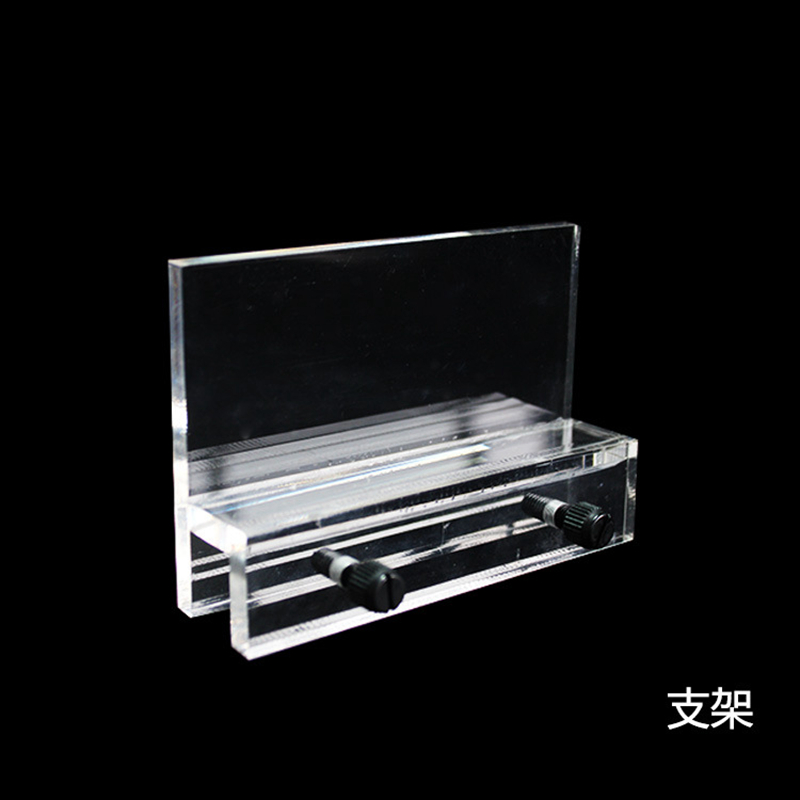鱼缸玻璃抬升配件搭配外挂过滤盒藻盒使用增高架便于水平安装架灯