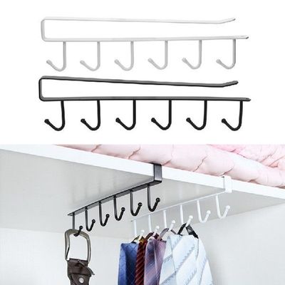 Cabinet Compartment Hook Free Nail 6 Even Kitchen Rack Hook