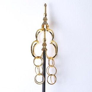 禅杖法杖藏传用品方丈法器圣物实木合金密宗地藏锡杖173cm