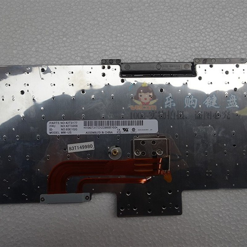 IBM ThinkPad X60 T400 T60 SL410 SL400 笔记本 键盘 更换