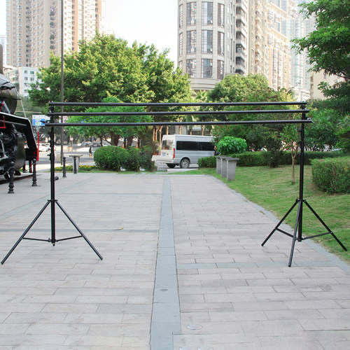极速摄影背景架4.1*3.8米拍照背景布支架直播间架子折叠便携可移