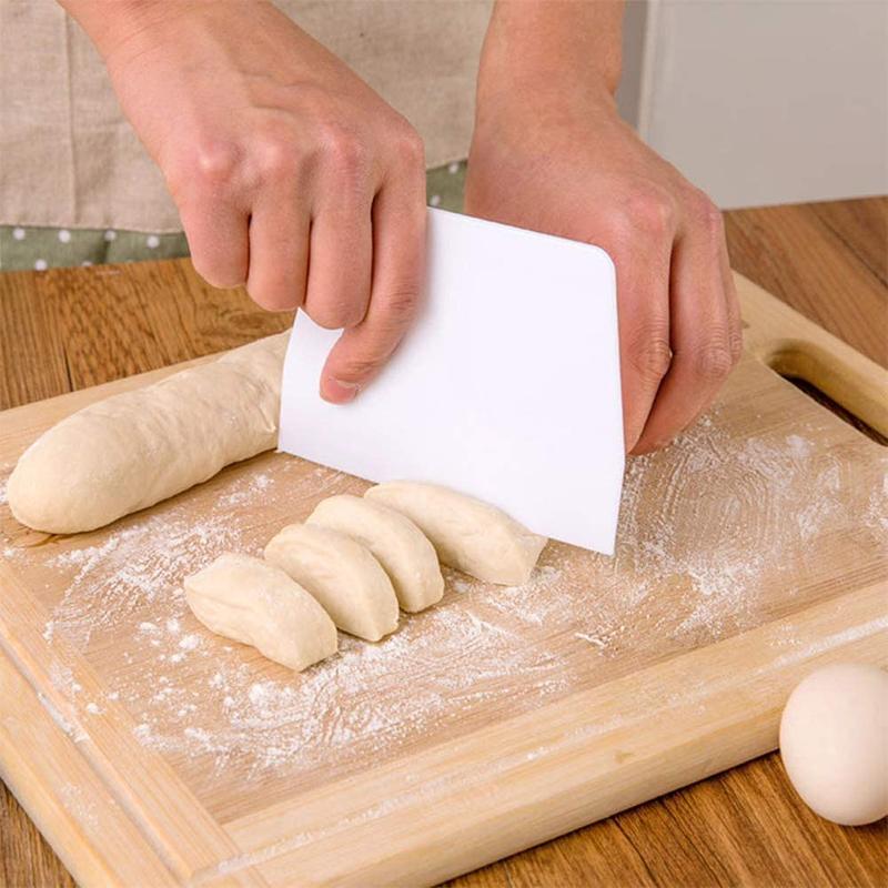 新品Pastry Cutter Plastic Cake Spatulas Dough Scraper Trapez
