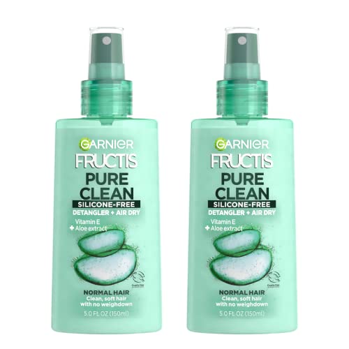 Garnier 头发护理 Fructis 纯净清洁柔软剂 + 风干 无缠结或毛躁