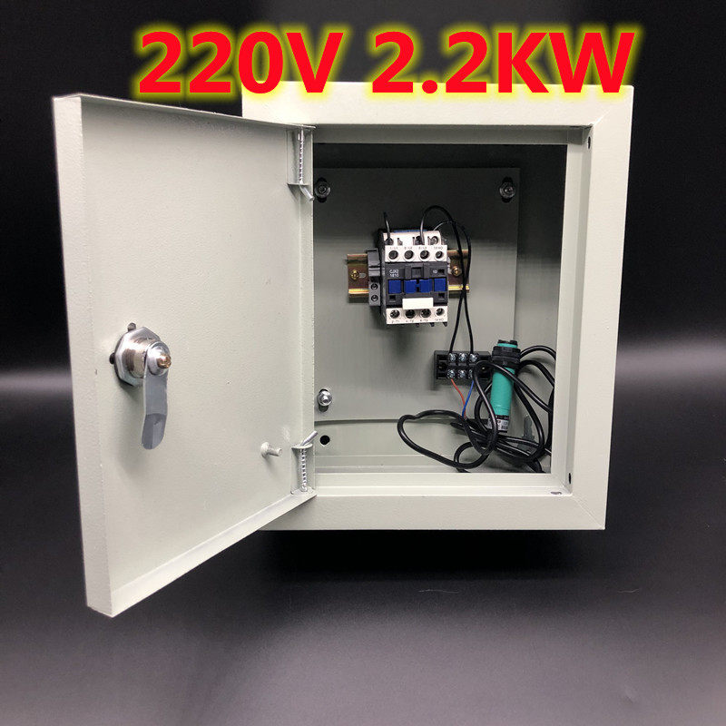 爆品定做工程车自动洗车水泵红外线光电开关室内明装控制配电箱品