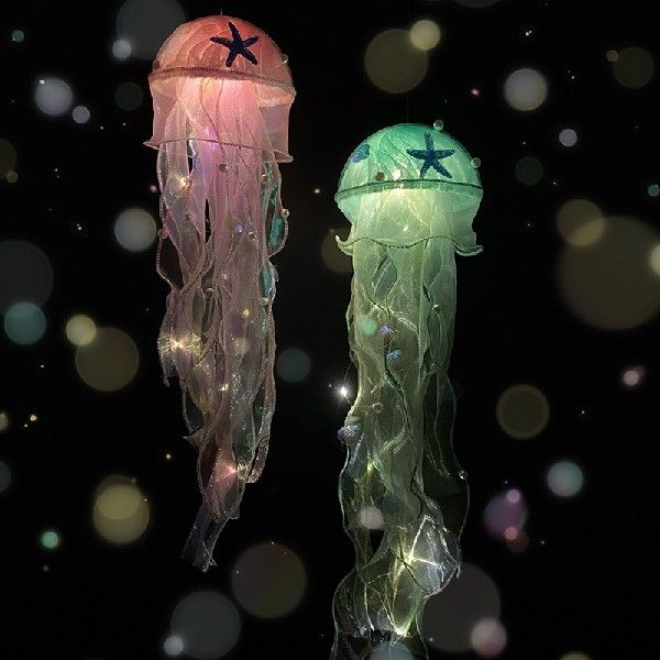 Mermaid Theme Party Decor Jellyfish Lantern Under The Sea