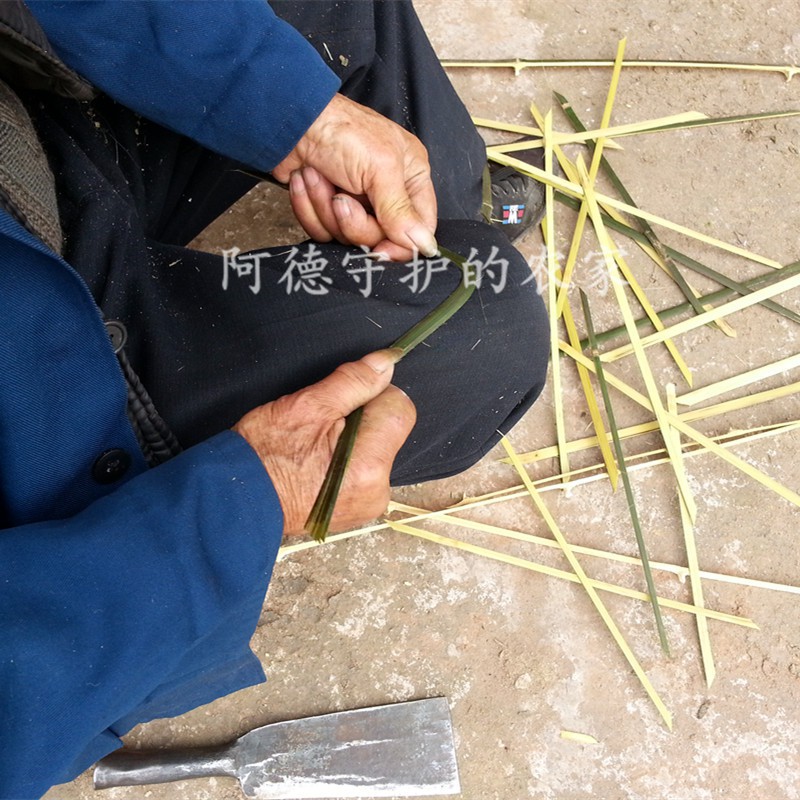 竹编刷把竹制品天然手工竹刷子厨房铁锅刷子家用洗锅清洗蒸笼筲箕