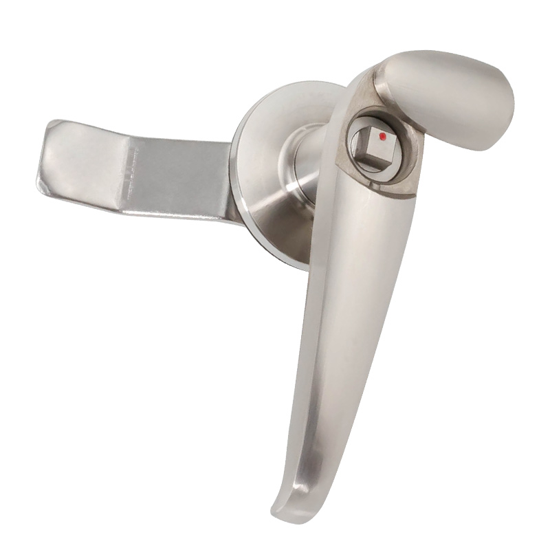 304不锈钢ms308配电柜门锁301电箱专用锁通用铁皮电箱控制把手锁