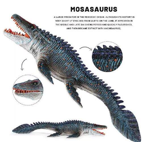 1PCS Dinosaur Realistic Figures Lifelike Mosasaurus