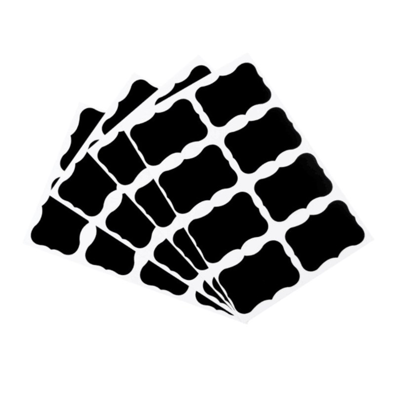 40pcs/48Pcs/36PCS Waterproof Chalkboard Kitchen Spice Label