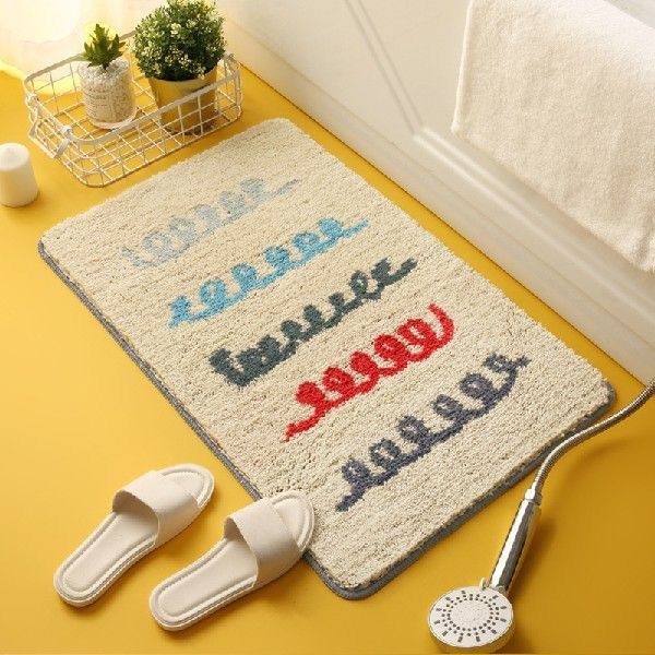 Japanese and Korean Bathroom Absorbent Floor Mats Bathroom