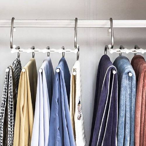 Hanger Pants Organizer Trouser Closet Adjustable Rack