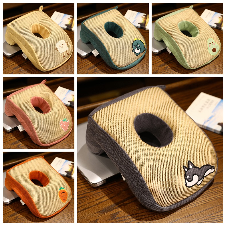 夏季凉席午睡枕午休神器小学生趴枕桌上儿童趴睡枕睡觉抱枕