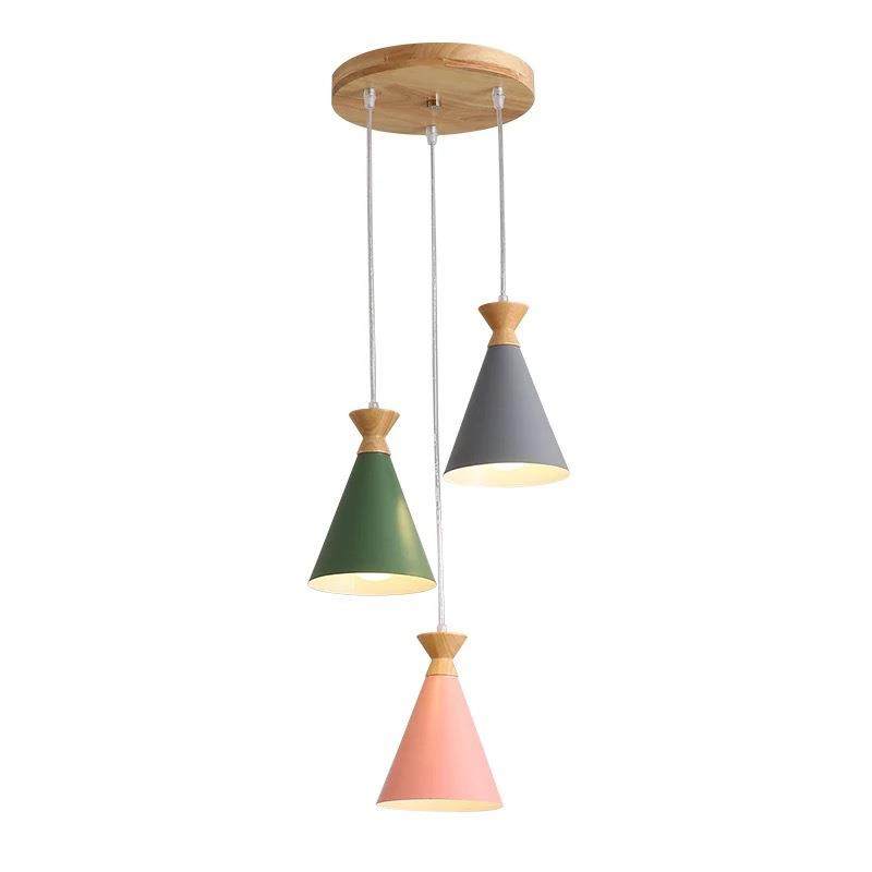 北欧现龙代简约床头灯具木艺创意居餐厅灯饰家吊马卡铝材led餐灯,家装灯饰光源,智能吊灯,淘宝优惠券,粉丝福利购,淘宝优惠卷