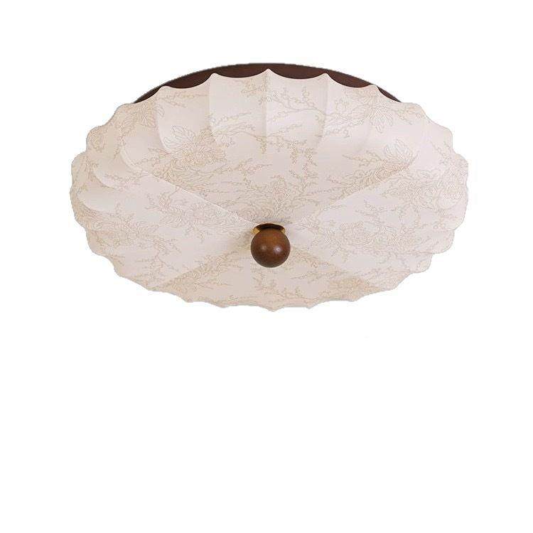 中古实木全光护眼圆形主卧法284吊灯卧室吸顶灯吊房间谱灯式灯复,家装灯饰光源,智能吊灯,淘宝优惠券,粉丝福利购,淘宝优惠卷