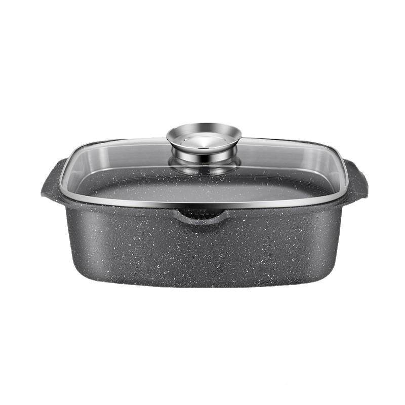 烤鱼锅长加方形家用用厚电磁燃气炉灶通用蒸鱼专麦饭QPI石炸鱼锅,户外/登山/野营/旅行用品,烧烤炉/烤架,淘宝优惠券,粉丝福利购,淘宝优惠卷