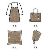 XL4020 秋半棕咖身裙荷叶复提古色织面料软糯撞色亲肤童装 马甲装