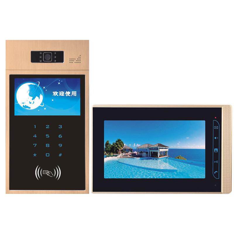 区可视讲门对铃楼宇对讲门禁系统智能家居小7寸室内机套装