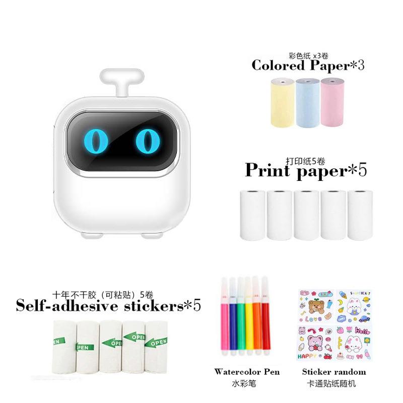 工厂学生口袋迷你拍搜题热敏标签便携式错题打印机蓝牙打印